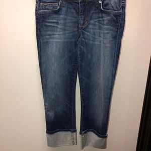 JOE'S Jeans Cropped Cuffed Honey Kicker Jeans